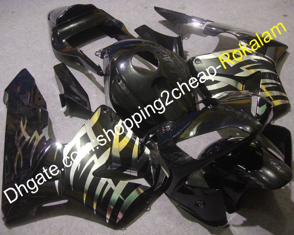 

fashion cowling for honda cbr600rr f5 2003 2004 cbr 600 rr 03 04 cbr600 600rr black abs bodywork fairing fairings (injection molding)