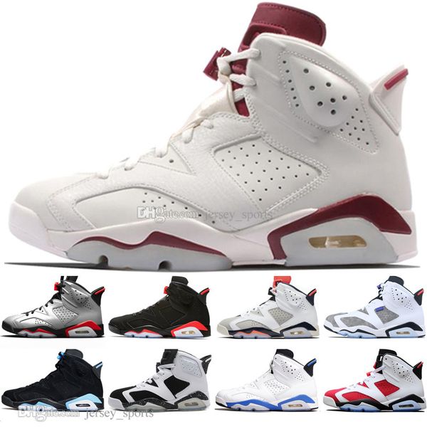 

2019 infrared bred 6 6s mens basketball shoes 3m reflective bugs bunny tinker hatfield oreo men sports sneakers designer trainers size 40-47