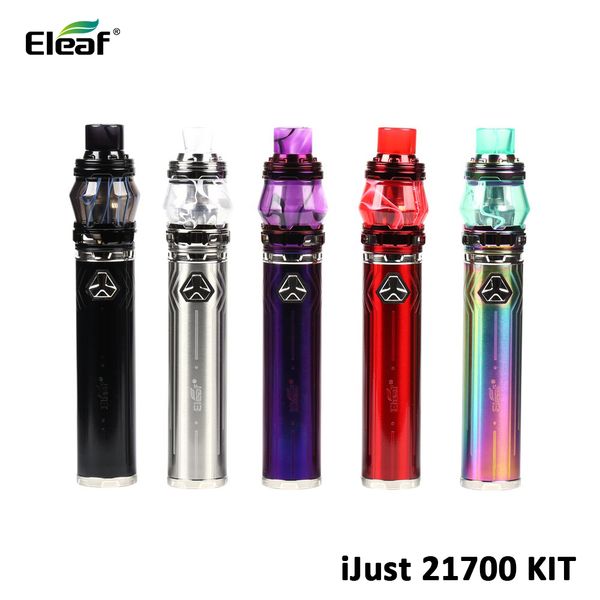 

Eleaf iJust 21700 Starter Kit Ecigarette 80W Vape Mod с 5.5 мл Ello Duro Tank Atomizer HW 0.2 ohm катушки 100% аутентичные