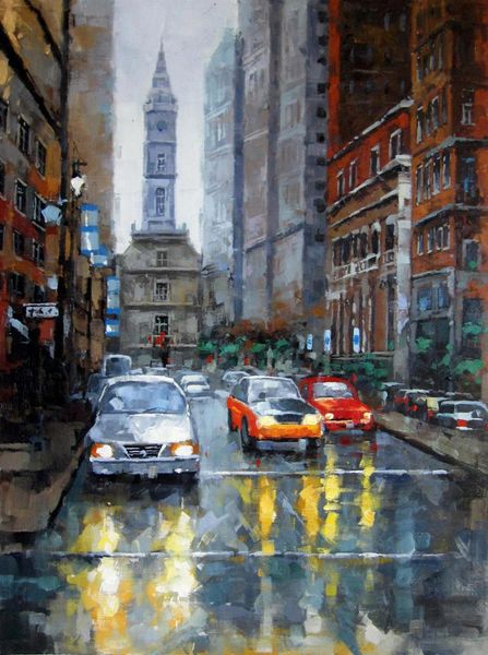 

Taxi Home Decor Handpainted &HD Print Oil Painting On Canvas Wall Art Canvas Large Pictures 191124