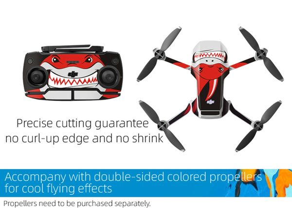 

sunnylife expansion accessories aircraft transmitter sticker set for dji mavic mini rc aircraft - rock
