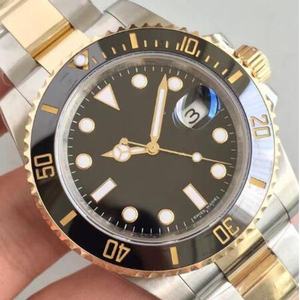 

wrist watch men casual 116610ln stainless steel 40mm 2813 automatic movement 316l mens watches orologio di lusso promotion, Slivery;brown