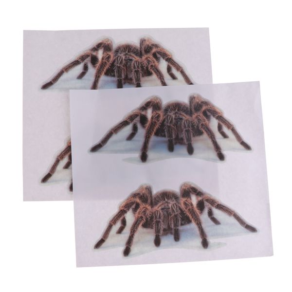 

2 pcs pvc transparent frosted reptile sticker aquarium wall backdrop