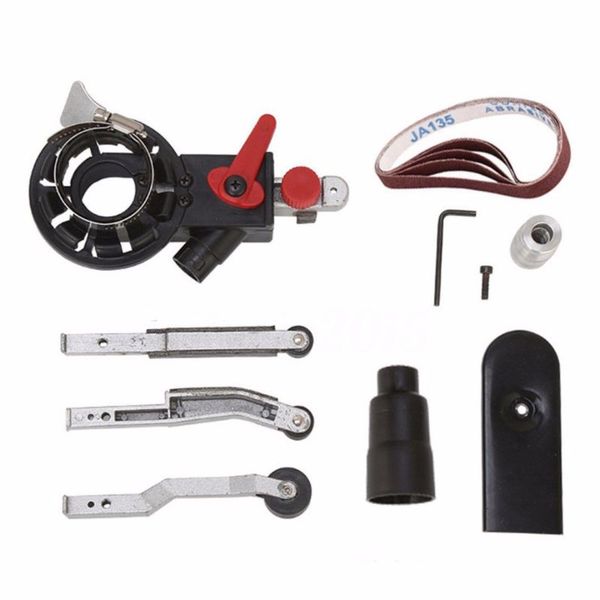

professional mini diy sander sanding belt adapter bandfile belt head sander for 4 '' electric angle grinders with m10 spindle