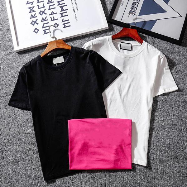 

summer luxury italy designer men's t-shirts fashion men women letter printed t-shirts hip hop men clothes, White;black