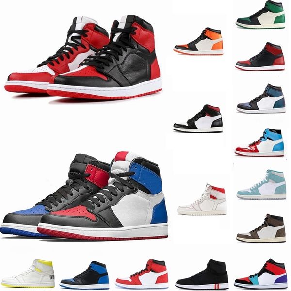 

1 high og travis скоттс баскетбол обувь spiderman unc 1s top 3 mens чествовании в home royal blue men sport дизайнерские кроссовки тренеров