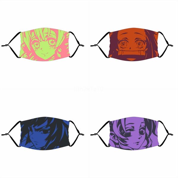 

qlity wit replaale animal print cotton wasale reatale dustproof masks anti smog protective masks one size#290, Black