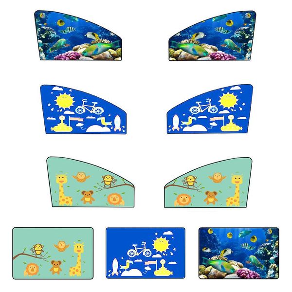 

new car magnet sunshade sunscreen insulation visor curtain car sunshade side gear sun block