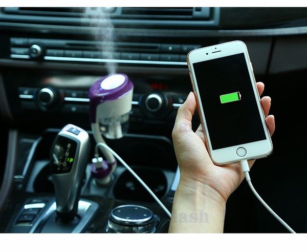 

nanum fashion new mini ii car charger humidifier charging portable water bottle steam humidifier air mist diffuser purifier car office room
