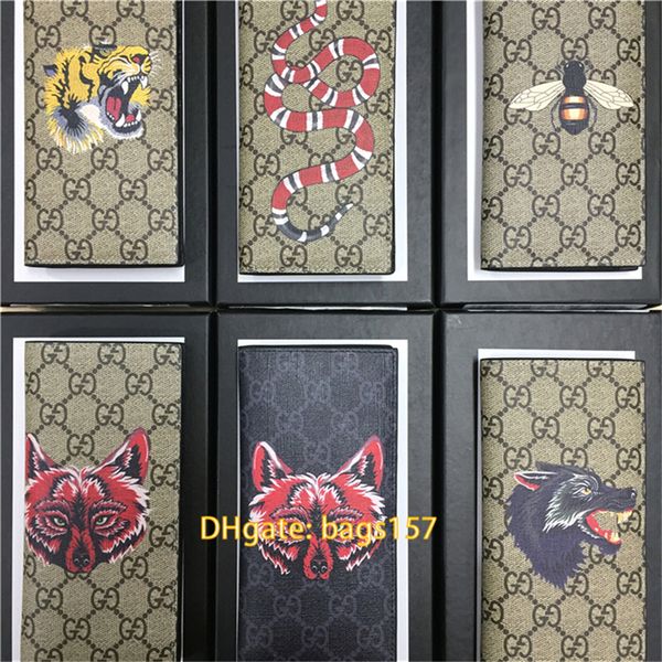 

wallet fold wallet designer wallets clutch wallet fold designer luxury handbags purses wallets leather designer card holder with box 154 633, Red;black