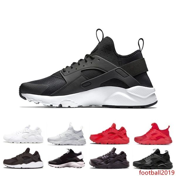 

huarache 1.0 4.0 running shoes men women khaki mint green balck white red sports athletic designer sneakers trainer 36-45