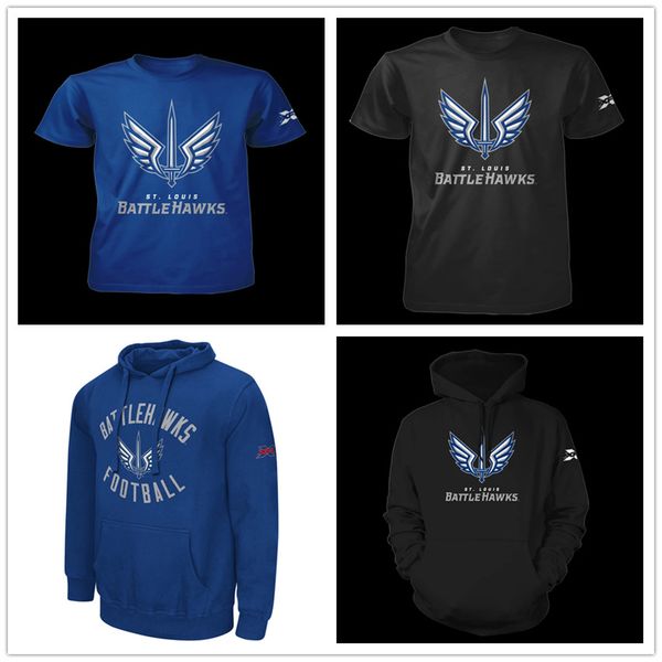 

xfl st. louis battlehawks pullover hoodie brogan roback ta'amu christine michael matt jones taylor heinicke football jerseys t-shi, Black