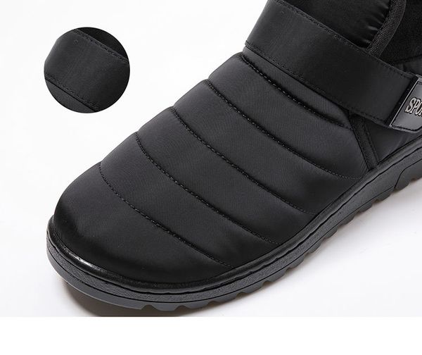 

2020 new type 3thick outdoor warm cotton shoes outdoor womens girl boots breathable slip on