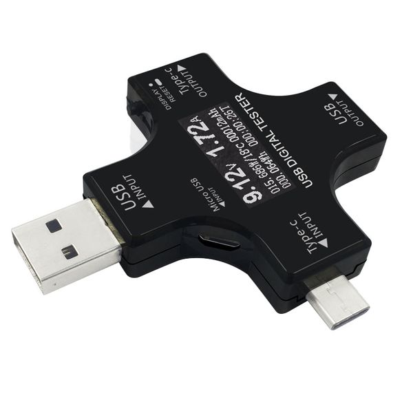 Type-C USB tester DC Digital voltmeter ammeter detector power charger indicator