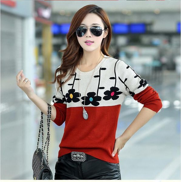 

women's sweaters sueter mujer sweater plus size pullover long sleeve pull femme manche longue clothing oversized kj151, White;black