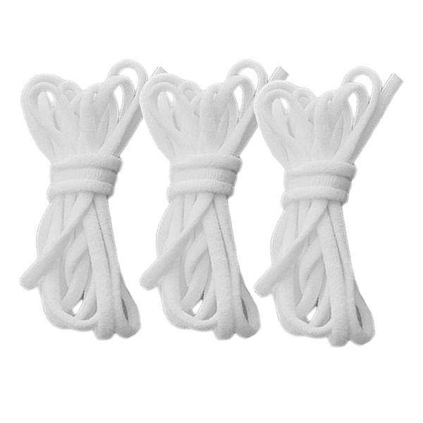 

3pcs 4mm stretch bungee cord for clothes dress sport pants sewing 20m, Black