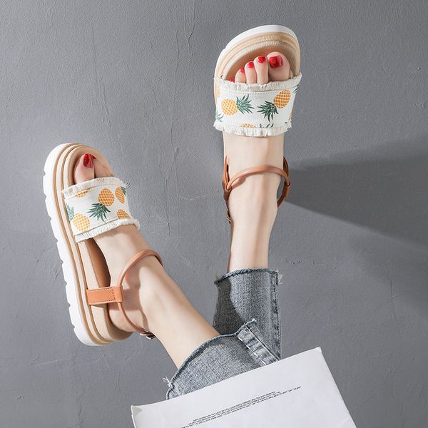 

comfort shoes for women all-match clear heels 2020 summer buckle beige heeled sandals comfort block ladies black fashion female