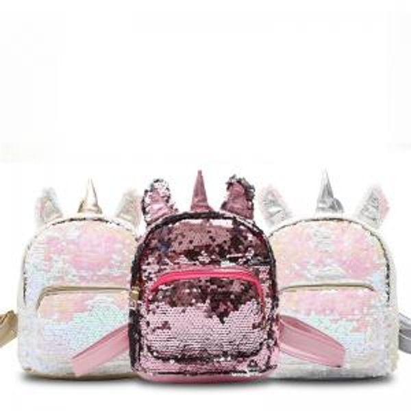 

Women equin unicorn backpack cute mini cartoon houlder bag children girl equined travel chool outdoor knap ack aaa1691