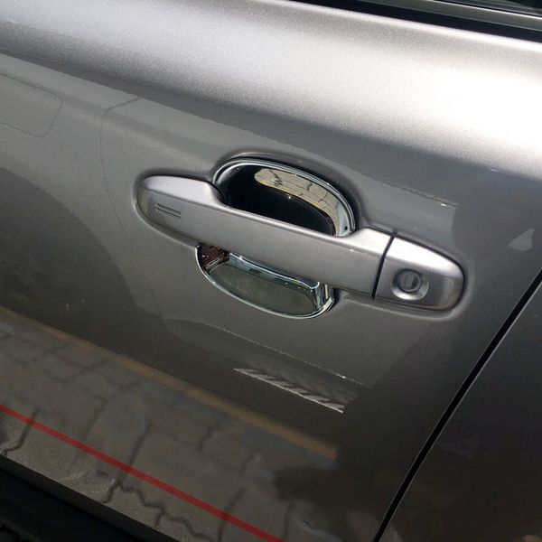 

car styling 2pcs abs chromed exterior front door handle bowls cover trim for toyota c-hr chr 2016 2017 2018