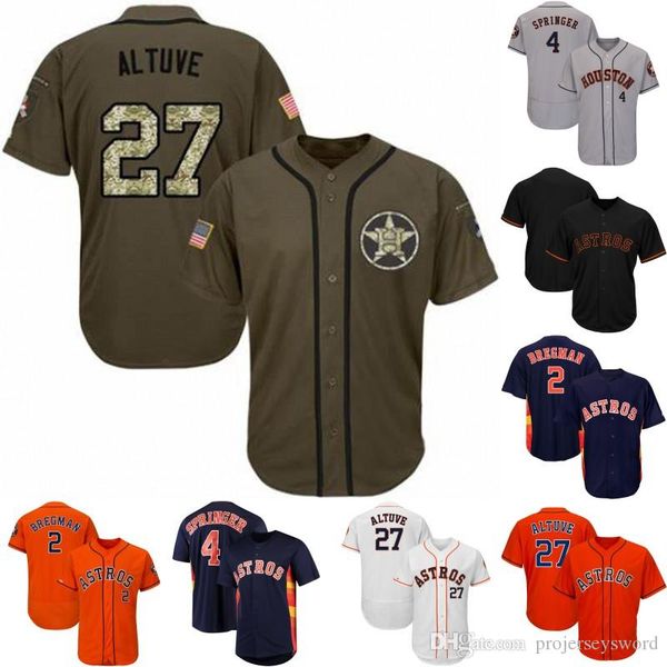 

Houston Jersey 2 Alex Bregman 1 Carlos Correa 4 George Springer 27 Jose Altuve 35 Justin Verlander 45 Gerrit Cole Astros Baseball Jerseys