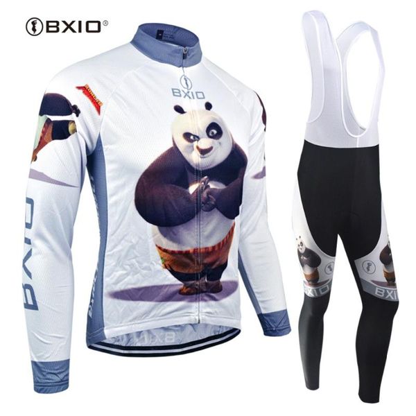 

bxio 2020 смешная задействуя джерси set pro team с длинным рукавом велосипед одежда roupas para ciclismo mujer весна одежда велосипедов 081, Black;blue