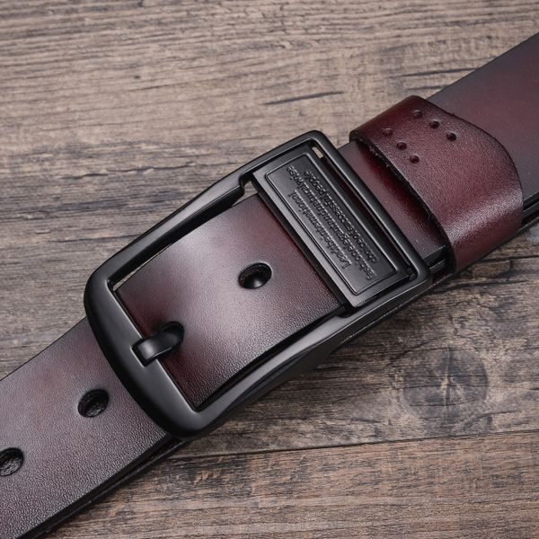 

leather cowhide men's leather cowhide men's casual pants casual pants belt belt belt, Black;brown