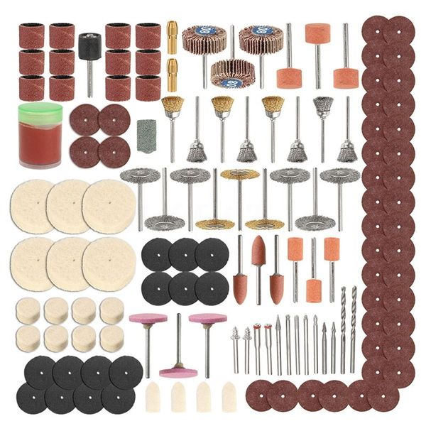 

promotion--350pcs rotary tool accessory grinding polishing cutting for dremel multi bit set