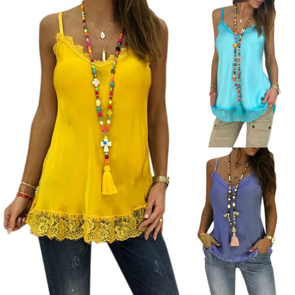 

women's swing vest sleeveless lace strappy cami summer holiday mini dress, White