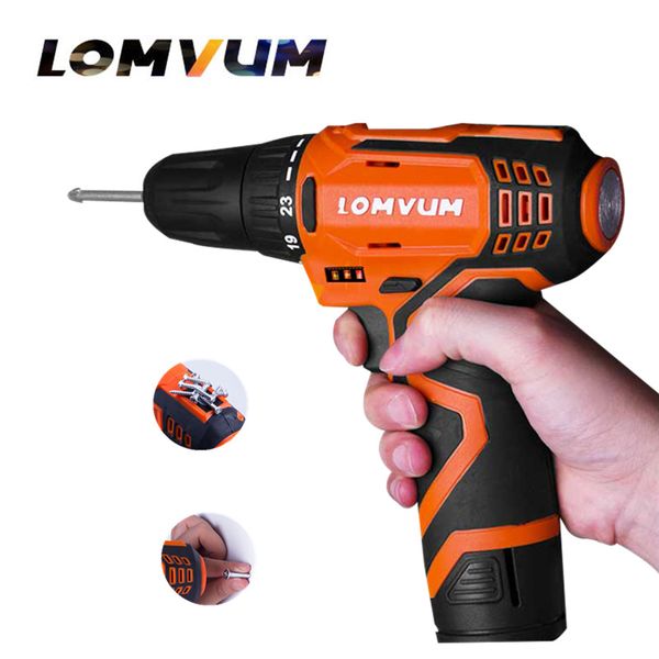 

12v 16.8v 25v lithium battery precision screwdriver electric screwdriver cordless drill torque drilling driver woodworker tool