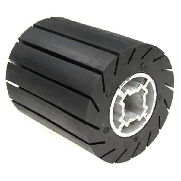 

92 x 100mm rubber expander centrifugal wheel + sanding sleeves + adapter for angle grinder metal polishing set
