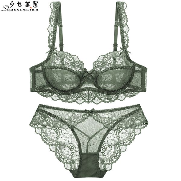 

shaonvmeiwu супер тонкий и губки бесплатно прозрачный бюстгальтер с маленькой грудью, Red;black