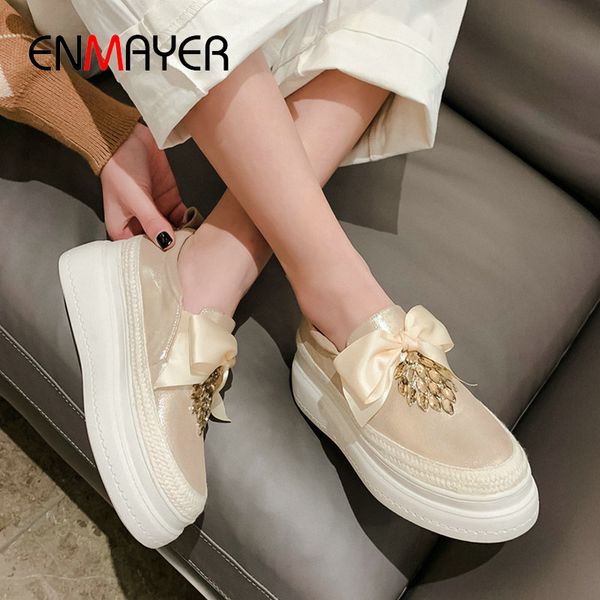 

enmayer 2020 kid suede round toe slip-on wedges high heel pumps casual women shoes high heel sweet string bead wedding shoes, Black
