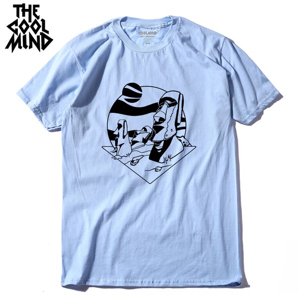 

coolmind 100% cotton o-neck cool men tshirt casual short sleeve loose men tshirt male summer loose t-shirt tee shirts, White;black