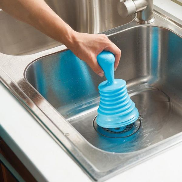 

household creative kitchen cleaning pipeline strong swab dredging device dredge pipe the bathroom sewer device toilet plungers wh0237