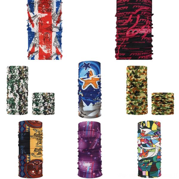 

xgl2a fashionflag cycling headscarf bandana magic masks sport neck scarves windproof head camouflag face mask with filtere, Black
