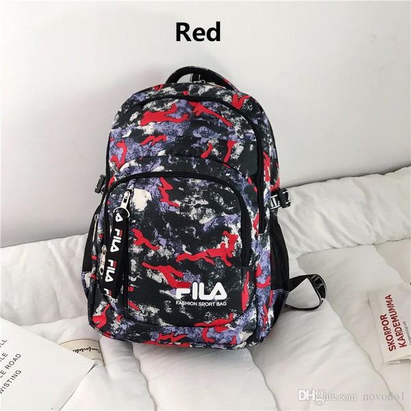 

flla designer backpack for men designer bags purse with 4 colors high-end quality oxford school college backpack drop shipping, Blue;gray