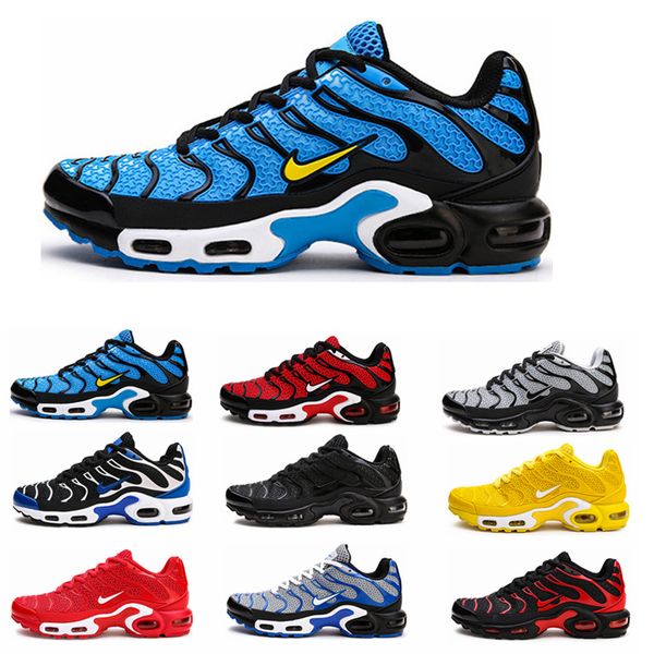 

2020 tn plus кроссовки классические кроссовки для бега на открытом воздухе tn black white sport shock кроссовки мужские requin оливковое сер