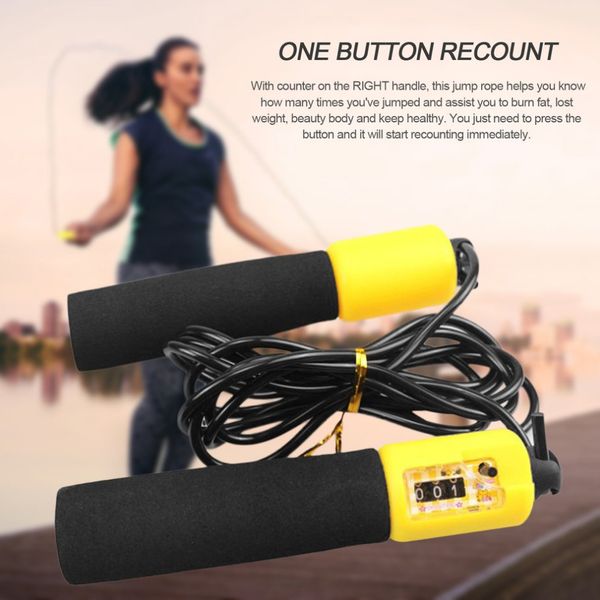 

2.8m adjustable jump rope with accurate counter ultra-safe lightweight jump rope with anti-slip handle for kids sport training