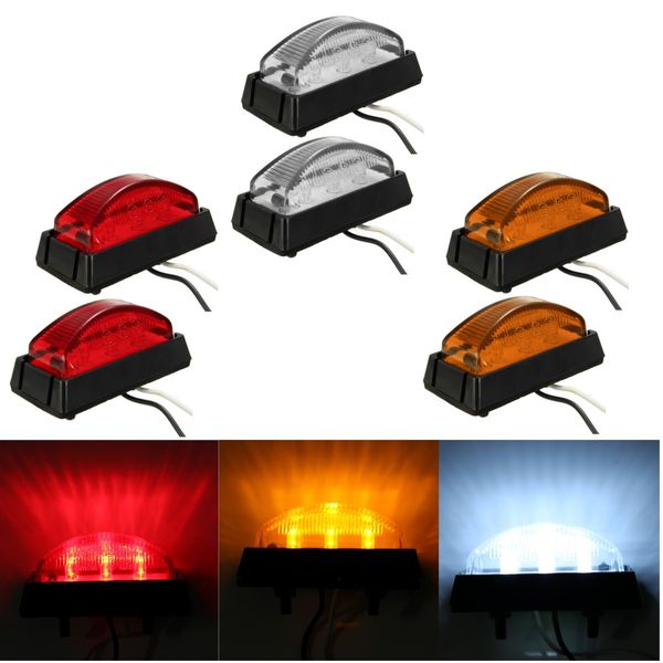 

6 led кѬанй белй наѬнй 6 led зазоѬ truck bus пѬиепа индикаоѬ бокового габаѬиног