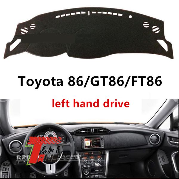 

taijs left hand drive car dashboard cover for 86/gt86/ft86 protective dacron auto dashboard mat for 86/gt86/ft8