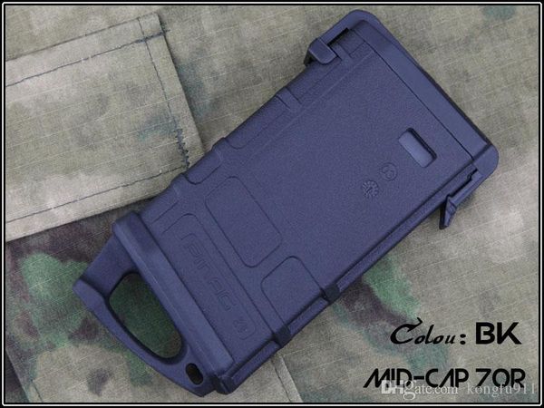 

tactical pmag 20 mid-cap 70-rounds short type aeg mag fit tm m4/m16 aeg nylon model