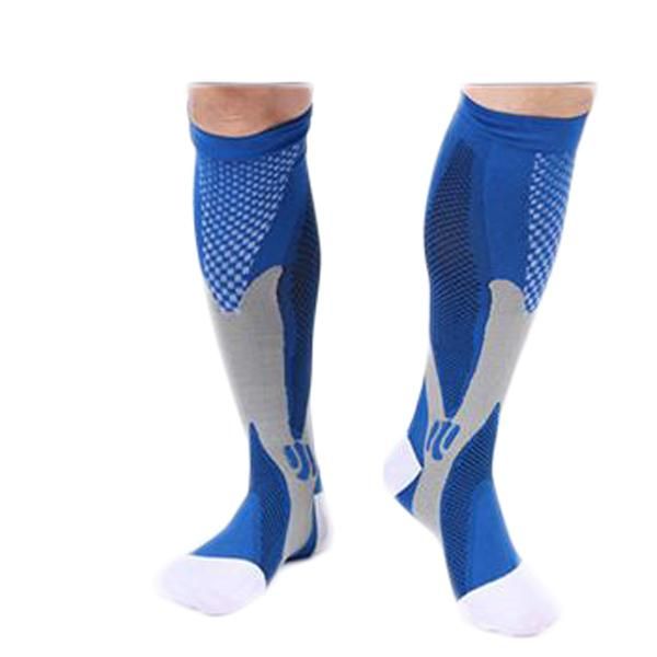 Chegada nova alta qualidade Magic Strecth Compression Futebol Slimming Socks Cinco cores 3 Tamanhos Pacote OPP