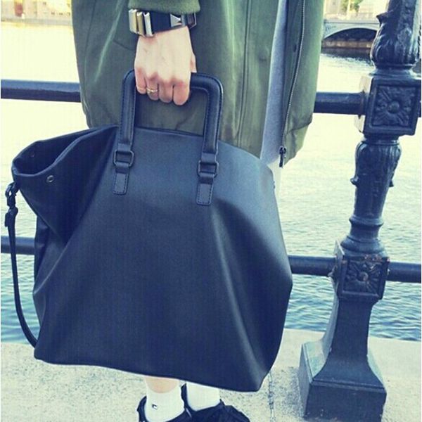 

women handbag 2019 big leather bag soft black female crossbody bag solid casual shoulder bags large capacity shopper tote purses