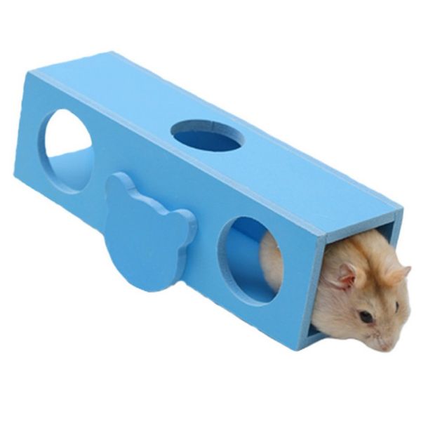 

hamster seesaw barrel toys mouse gerbil climbing toy wooden tunnel tube pet toy