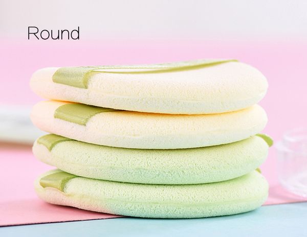 

4pcs cosmetic puff dry wet use makeup blending liquid foundation powder sponge storage box beauty face care tools accessories