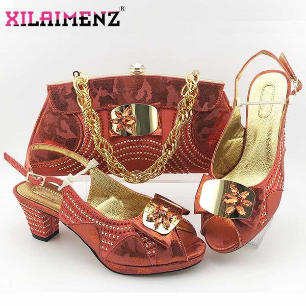 

2020 новые поступления женская matching обуви и сумка pu итальянская обувь и сумки набор для партии женщины обуви сумка для матча в coral, Black