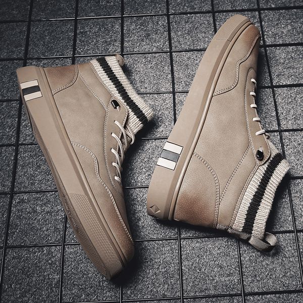 

2019 autumn and winter casual men's shoes in the socks socks casual shoes trend dress men's sports, Black