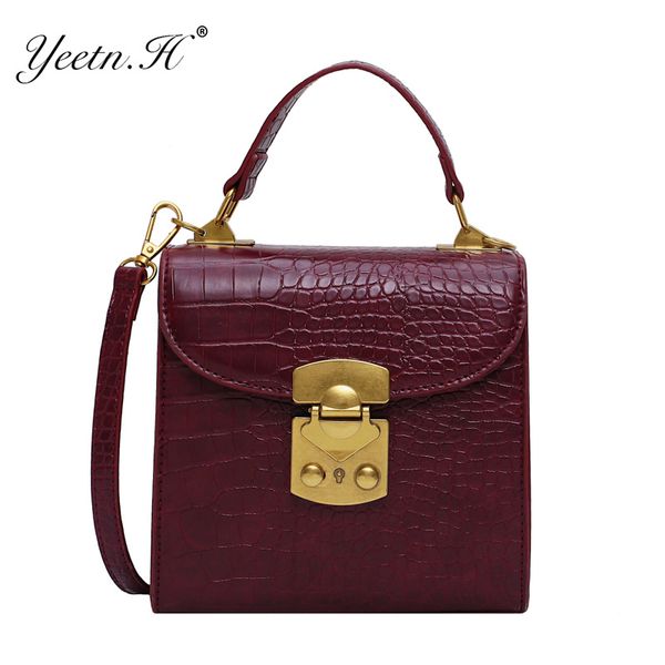 

мини камень шаблон pu кожа crossbody сумки для женщин 2019 замок плеча сумку женщина путешествия сумки