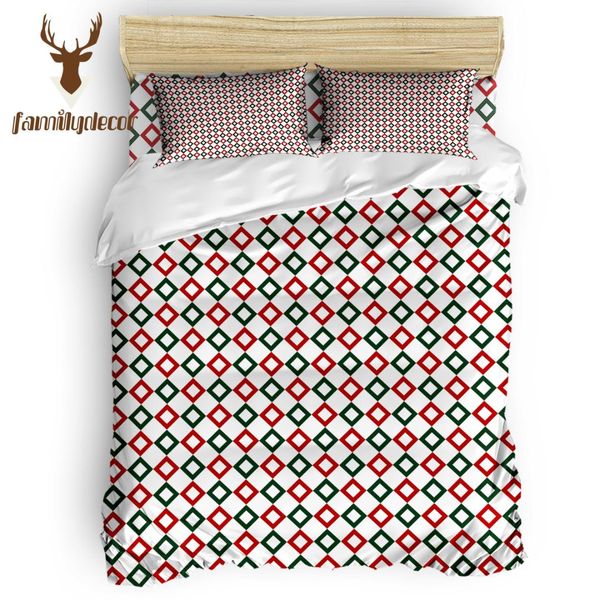 

family decor nordic christams plaid abraham birthday 4 pcs comforter cover set duvet cover sets comforter sets father's day