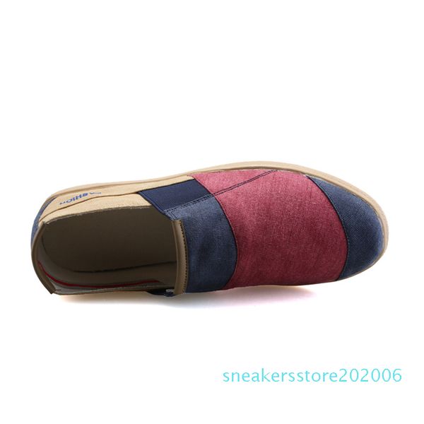 

simple men flats plimsolls style canvas casual shoes men espadrille fisherman shoes plus size alpargatas hombre s06